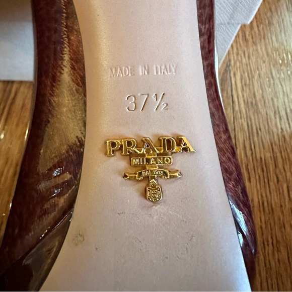 Prada Patent Leather Platform Heels - Picture 9 of 16